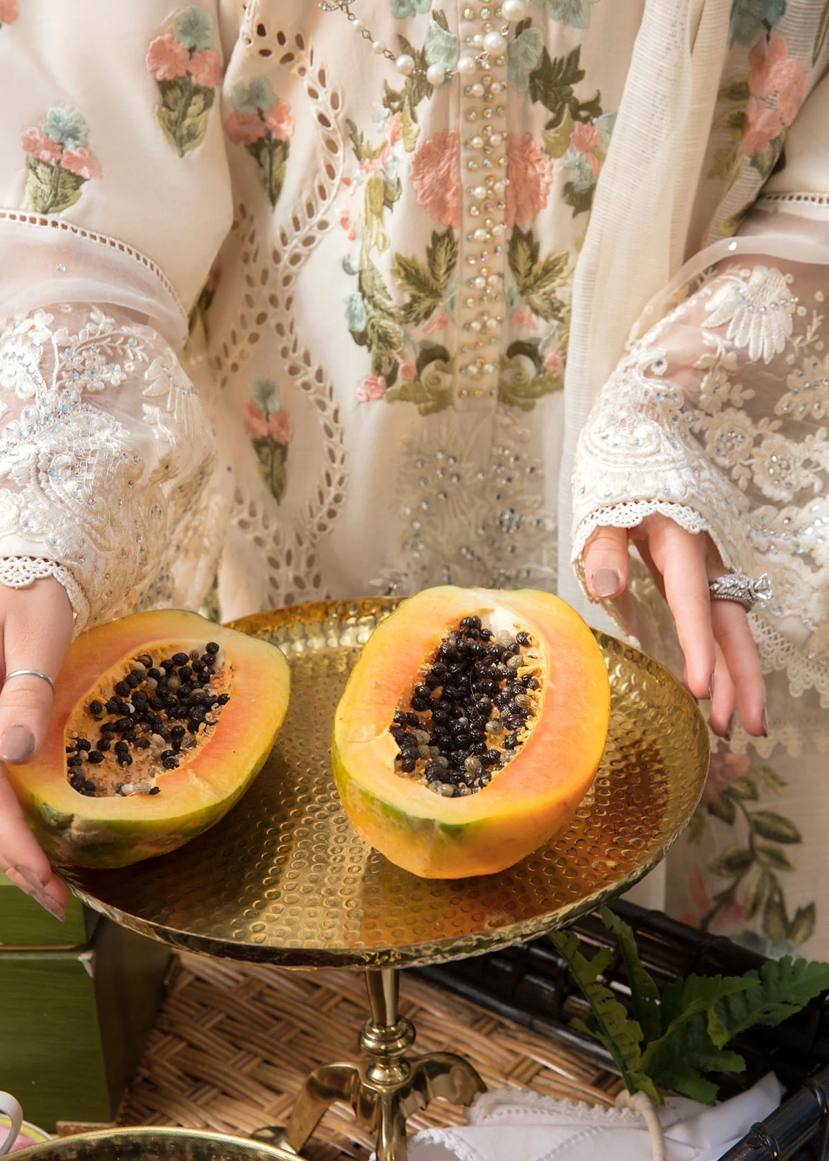 3 Piece - Monsoon Blooms (Lawn) Suit | Affordable Prices