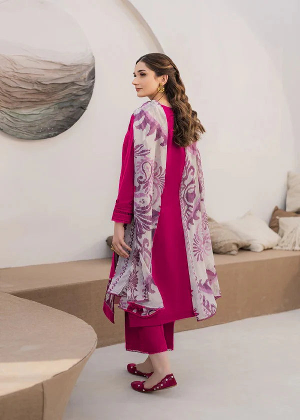 Zarashahjhan Embroidered Dhanak Three Piece COCO-163