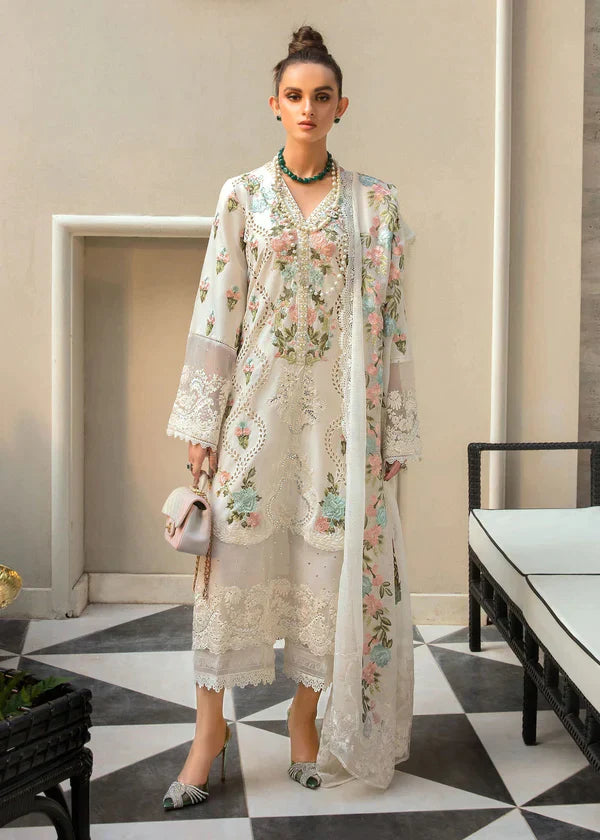 3 Piece - Monsoon Blooms Dhanak Winter Collection Suit