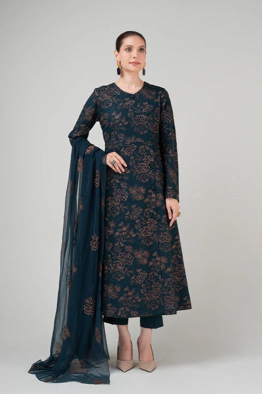 Bareeze Embroidered Three Piece Lawn D-266