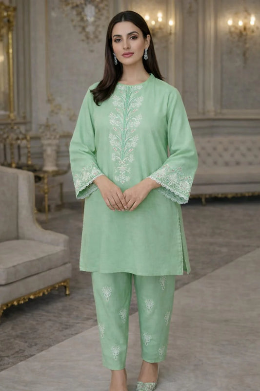 Izel D-309 Embroidered Two Piece Lawn Collection