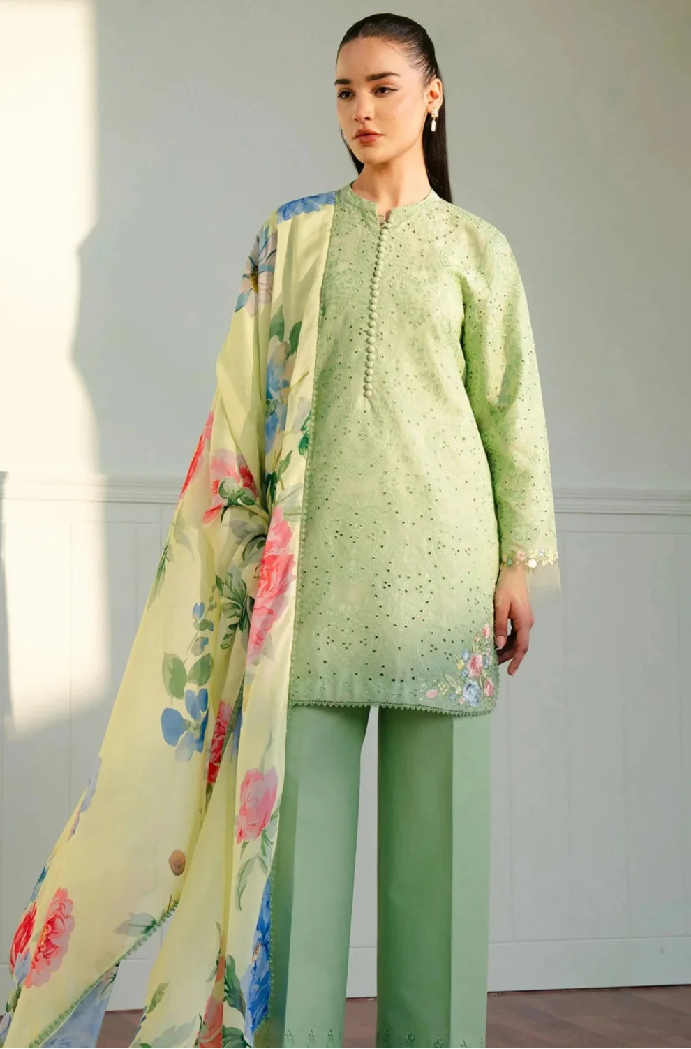 Coco by Zara shahjahan Lawn '25 3B TINA