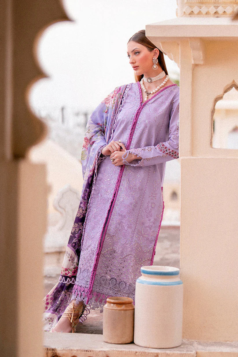 Zarposh Luxury Embroidered Lawn Suits Unstitched 3 Piece 114 KHAAS – Eid Collection