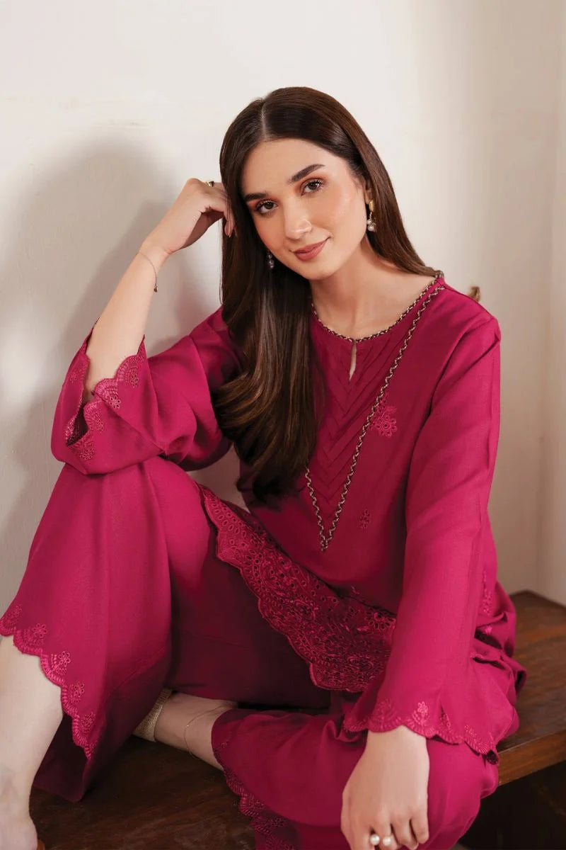 3 Piece - Jazmin Unstitched Embroidered ChikenKari Lawn Suit | SP - 26