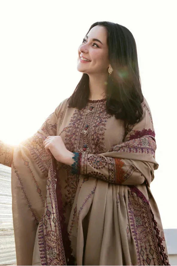 florant Embroidered Dhanak Three Piece FLO-185