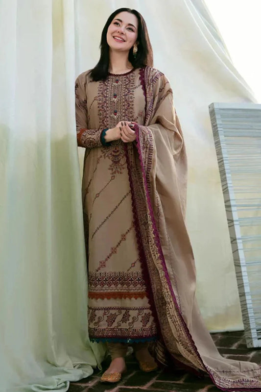 florant Embroidered Dhanak Three Piece FLO-185