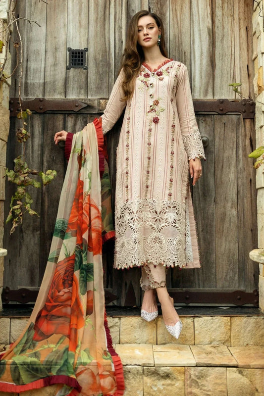 Eid Collection Roheenaz Embroiderd Lawn 3 pc D-190