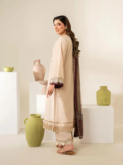 Zarashahjhan Embroidered Dhanak Three Piece COCO-199