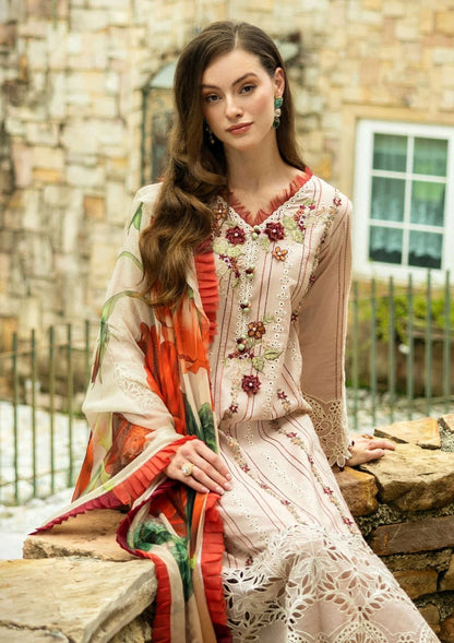 Eid Collection Roheenaz Embroiderd Lawn 3 pc D-190