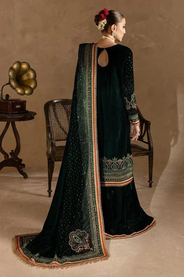 Ansub Jehangir AJ-001 Velvet Embroidered 3pc