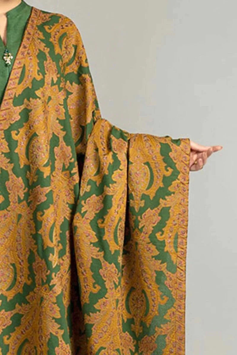 3 Piece - Embroidered Bareeze Winter Collection Suit | BR - 5025