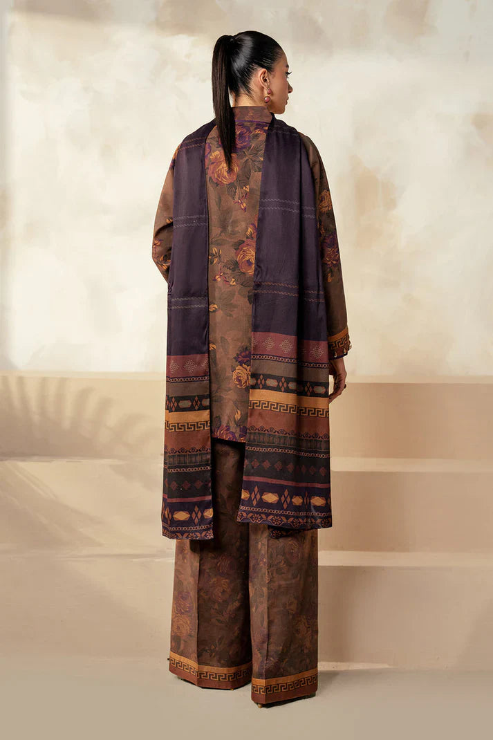 Baroque | Digital Printed Lawn Three Piece BQR-01