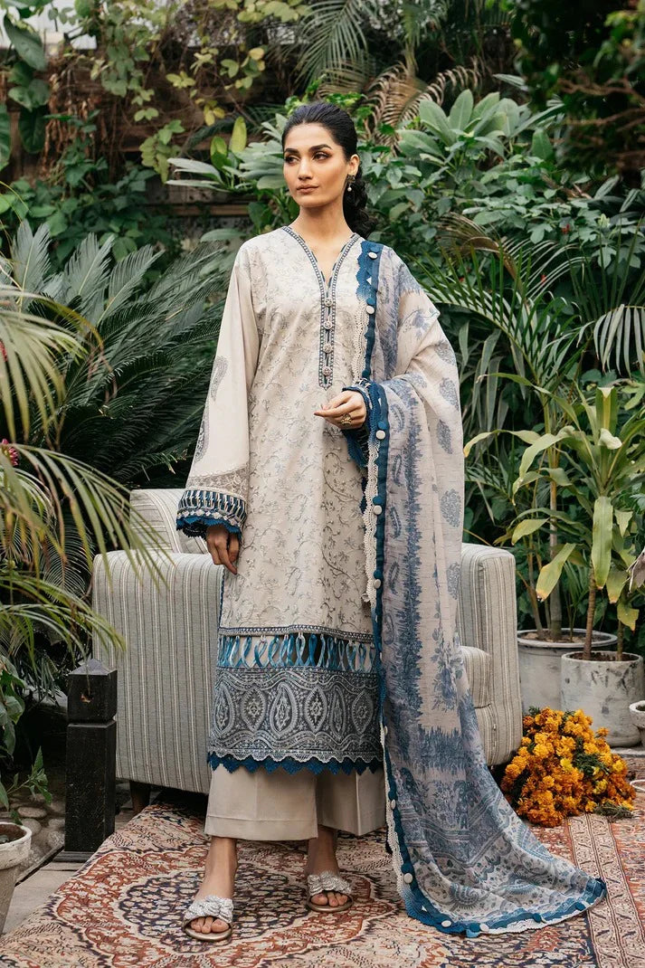 Ethnic Embroidered lawn Three Piece ET-98