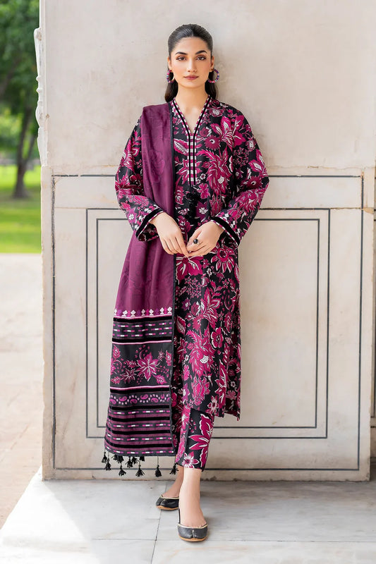 3 Piece - Printed Lawn Suit | D - 789