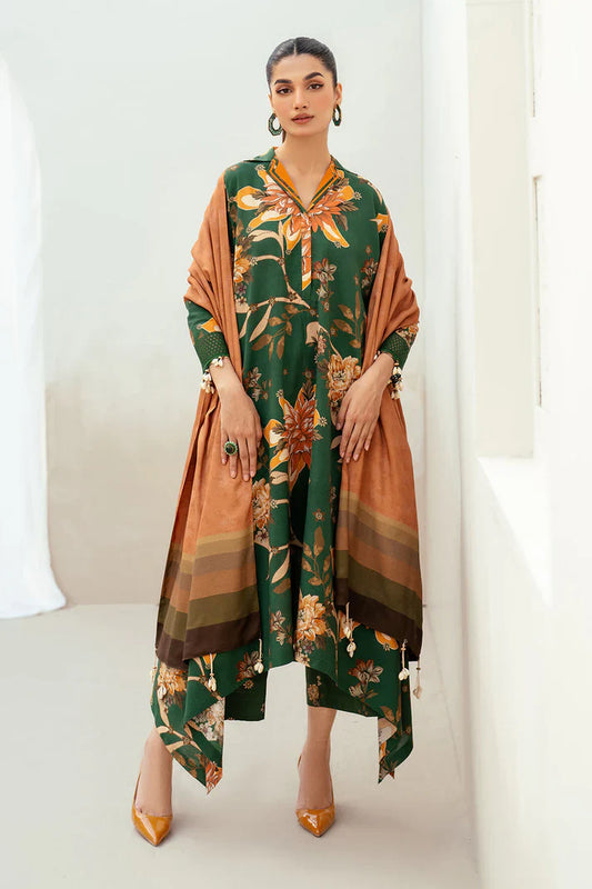 Baroque | Digital Printed Lawn Three Piece BQR-05