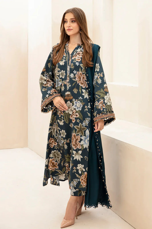 3 Piece - Printed Lawn Suit with Dupatta | D - 793