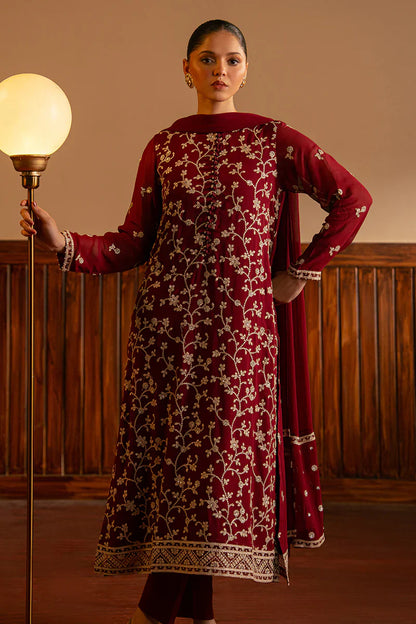 Bareeze Embroidered Three Piece Lawn MM-12