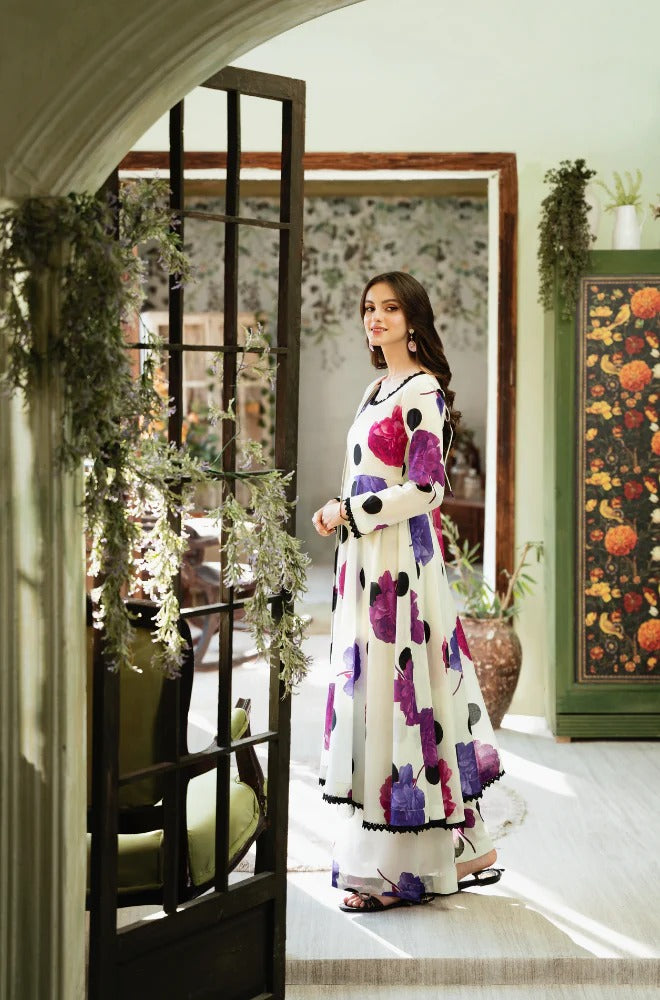 3 Piece - Shamoz Printed Silk Suit | SP - 006