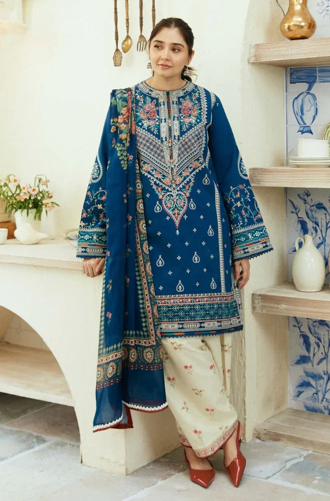 3 Piece - Embroidered Lawn Eid Collection | COCO - 12