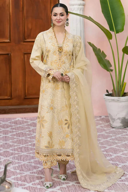Maryam Embroidered Dhanak Three Piece D-66