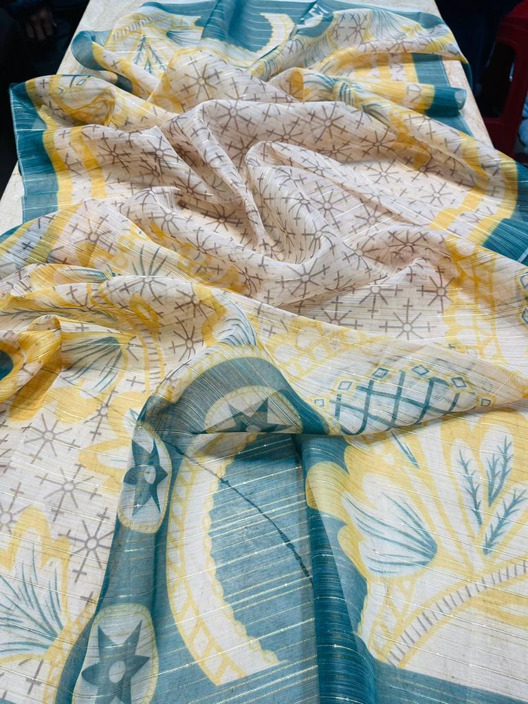 3 Piece - Chikankari Dhanak Embroidered Collection (D - 762 Mustard)