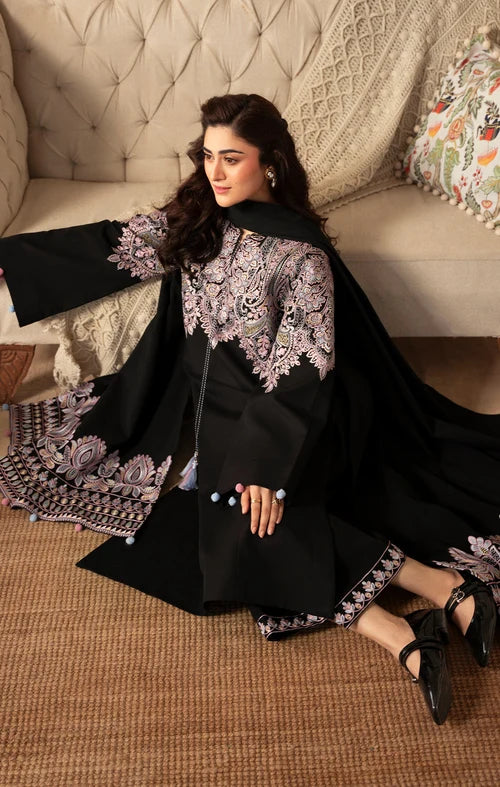 MAYA Luxury Lawn Embroidered Three Piece RN-341