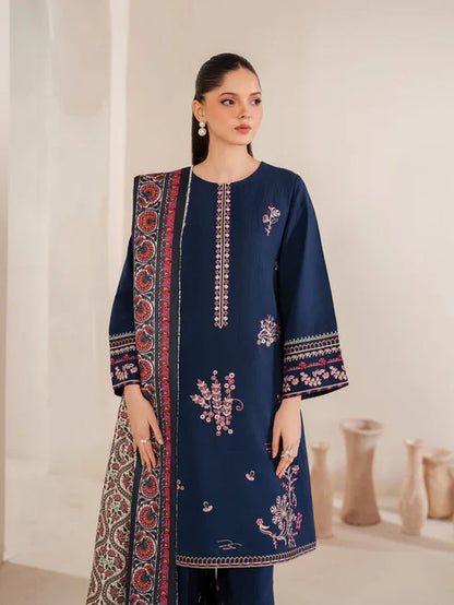 3 Piece - Garnet Dhanak Embroidered winter Collection Suit | SP - 27