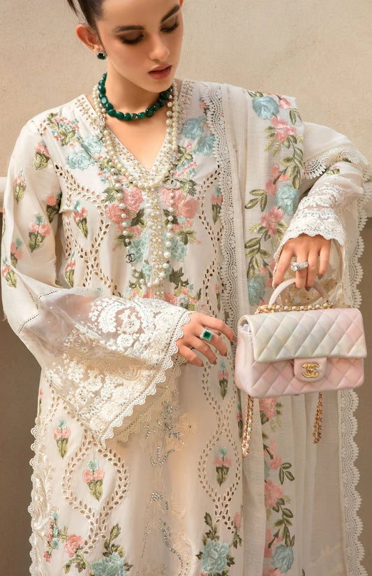 3 Piece - Monsoon Blooms Dhanak Winter Collection Suit