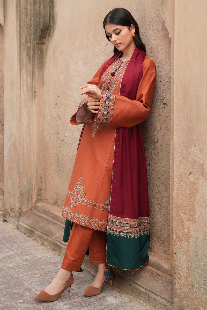3 Piece - Jazmin Dhanak Embroidered Suit | SP - 24