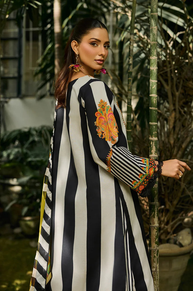 Charizma D-815 Printed three piece suit