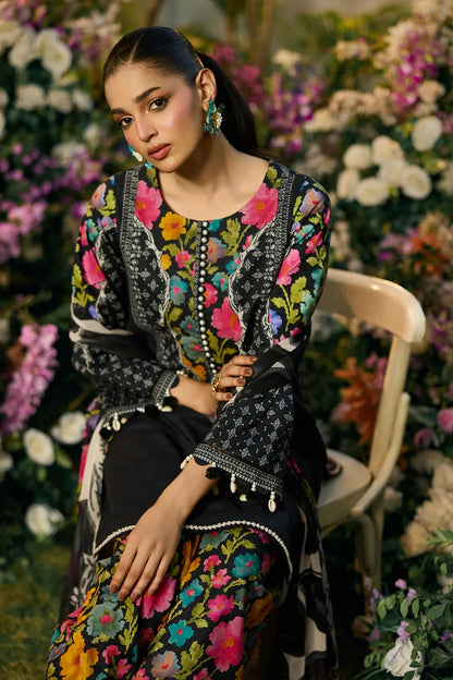 Charizma D-813 Printed three piece suit