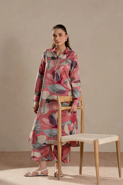 fcc-730 Printed Airjet Viscous Silk two Piece