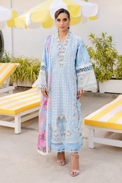 Parishay Monaco Luxury Lawn'25 Eid Collection D-253