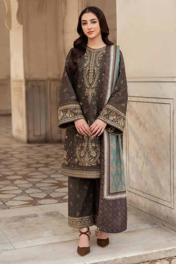 3 Piece - Embroidered Premium Lawn (Jazmin) Suit | SP - 42