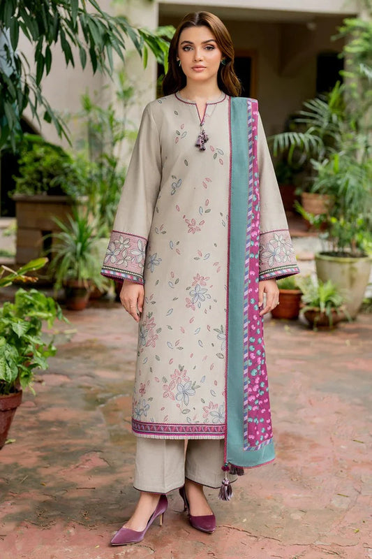 3 Piece - Embroidered Lawn Jazmin Suit (Summer Edition) | SP - 44
