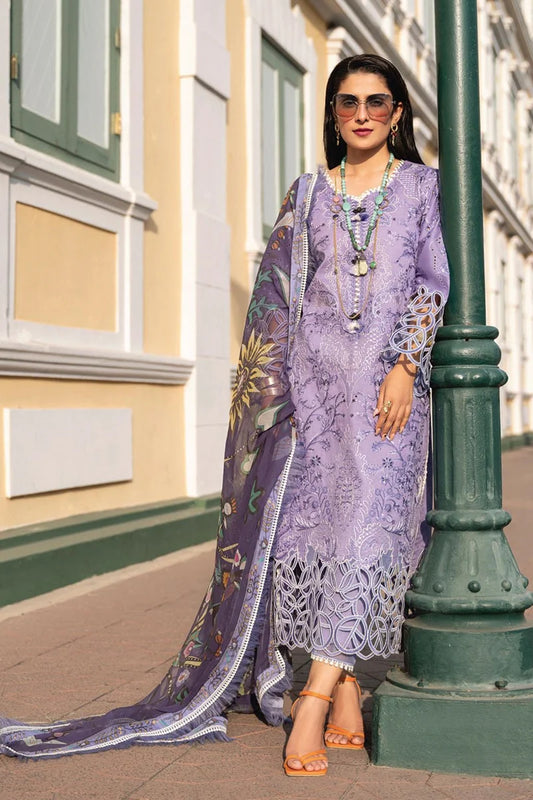 3 Piece - Embroidered Lawn (Mushq) Suit | MQ - 23