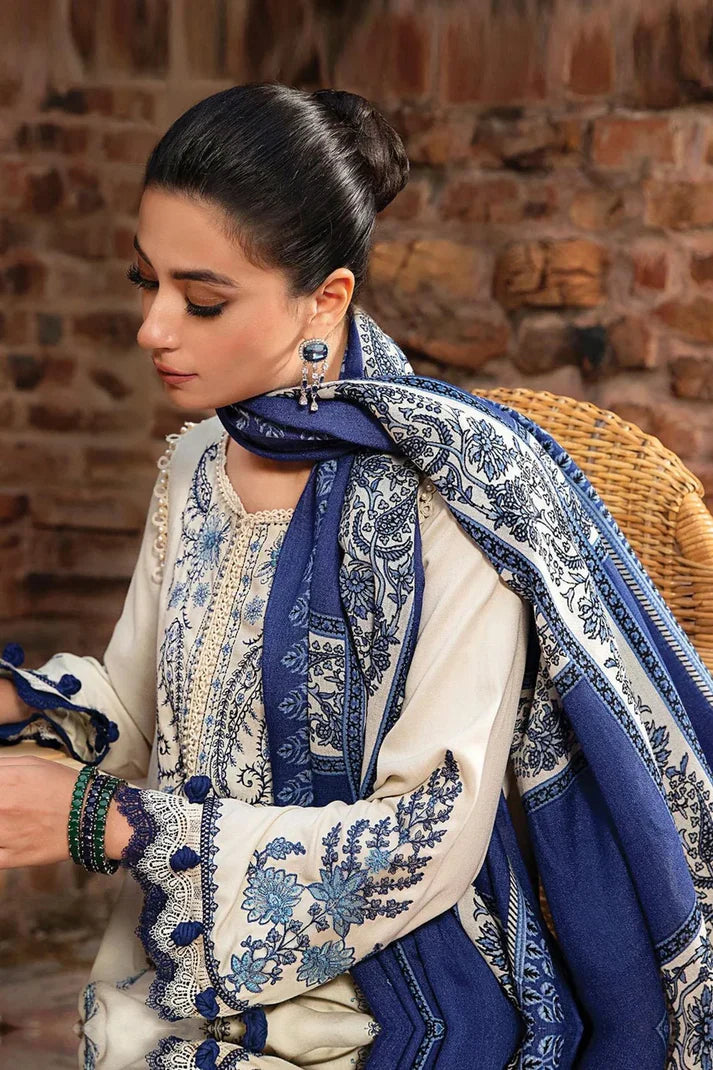 3 Piece - Heavy Embroidered Lawn Suit (Maria B) | SP - 40