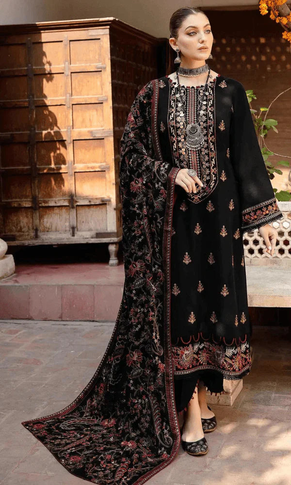 Bareeze D-742 Embroidered Dhanak Three Piece Winter Collection